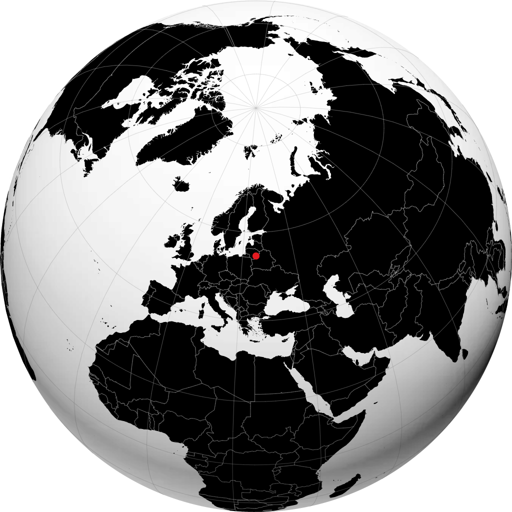 Vilnius pada glob