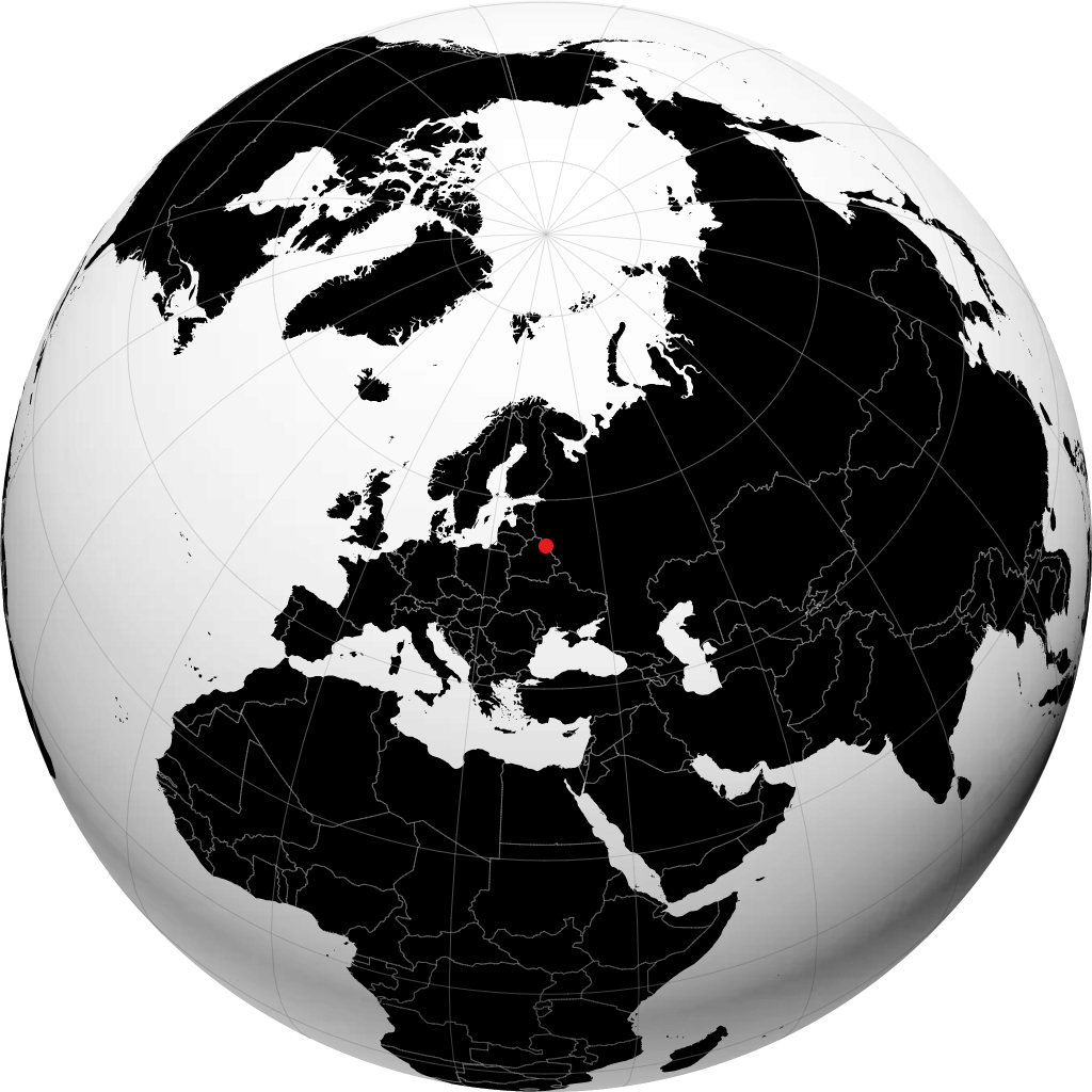 Vitebsk pada glob