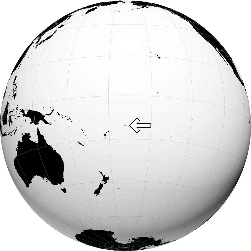Samoa pada glob