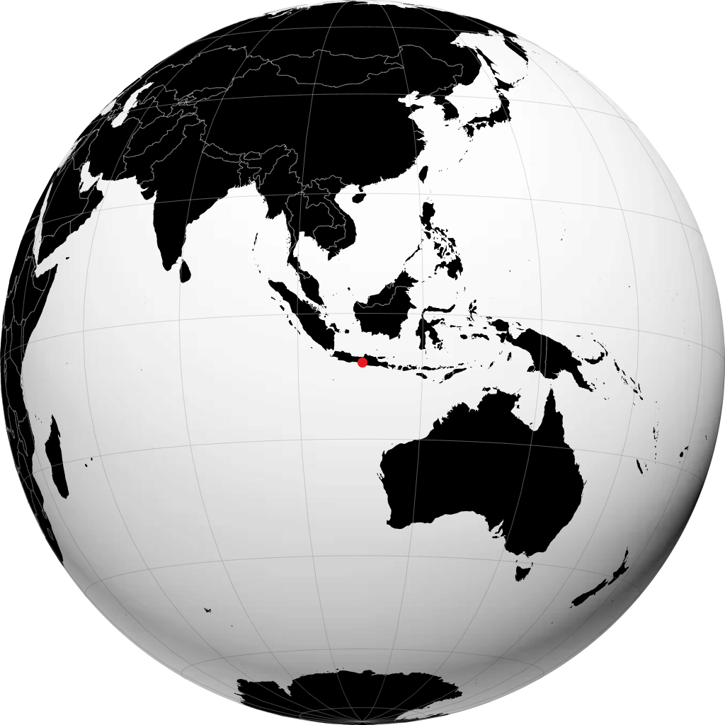 Yogyakarta pada glob