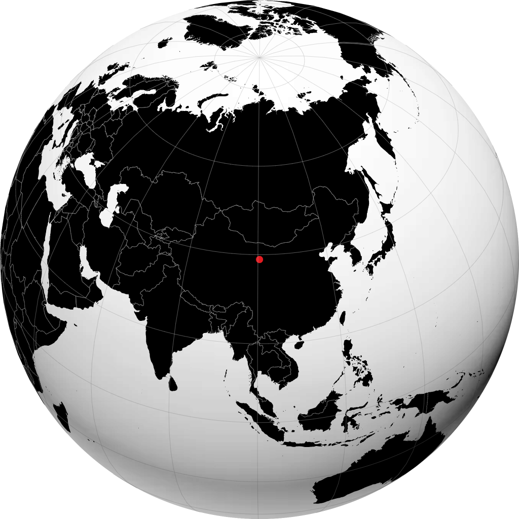 Zhangye pada glob