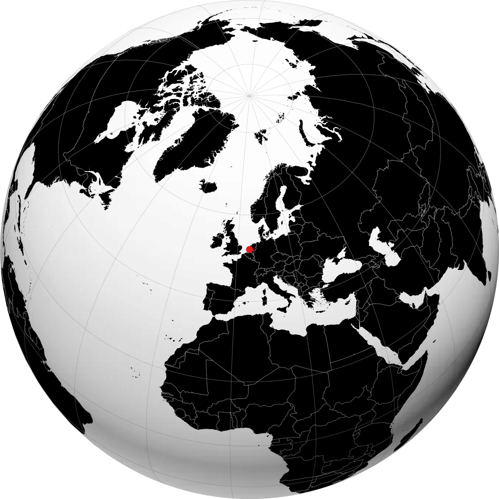 Zoetermeer pada glob