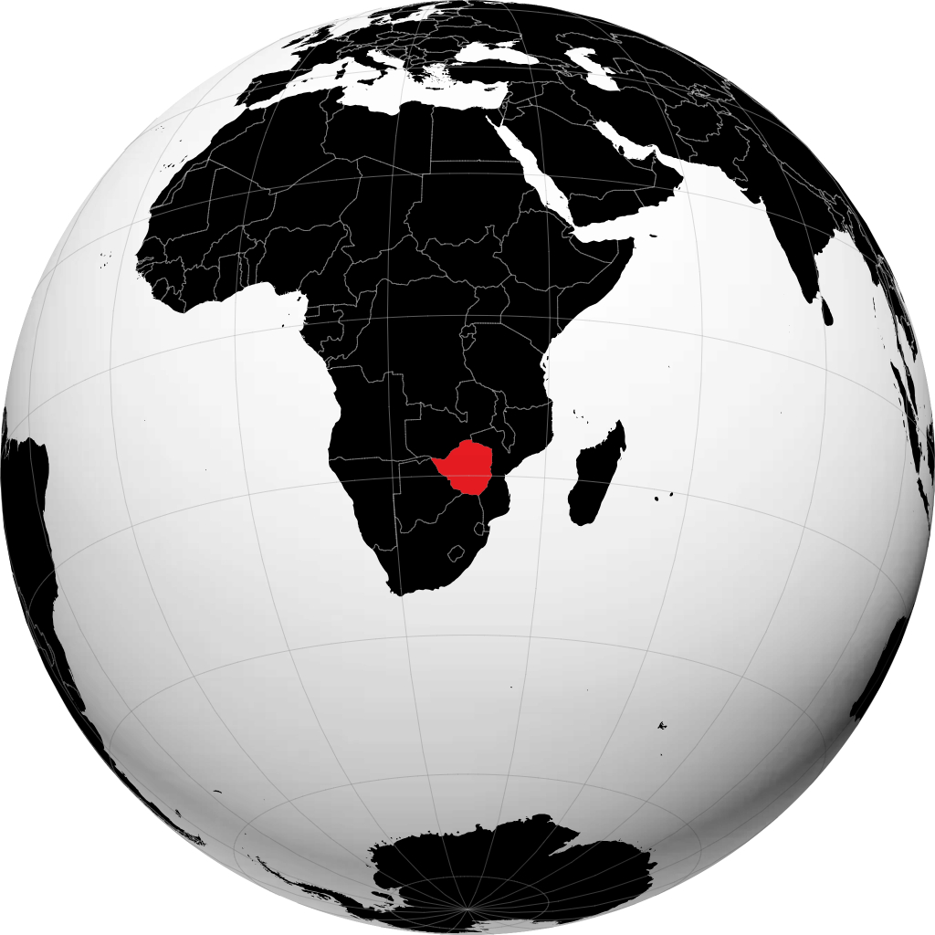 Zimbabwe pada glob